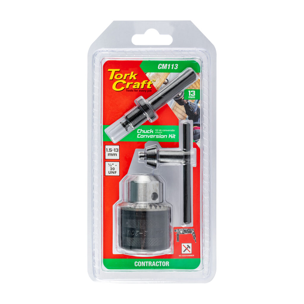Chuck & Key 13mm 1/2'x 20unf & Sds Adaptor