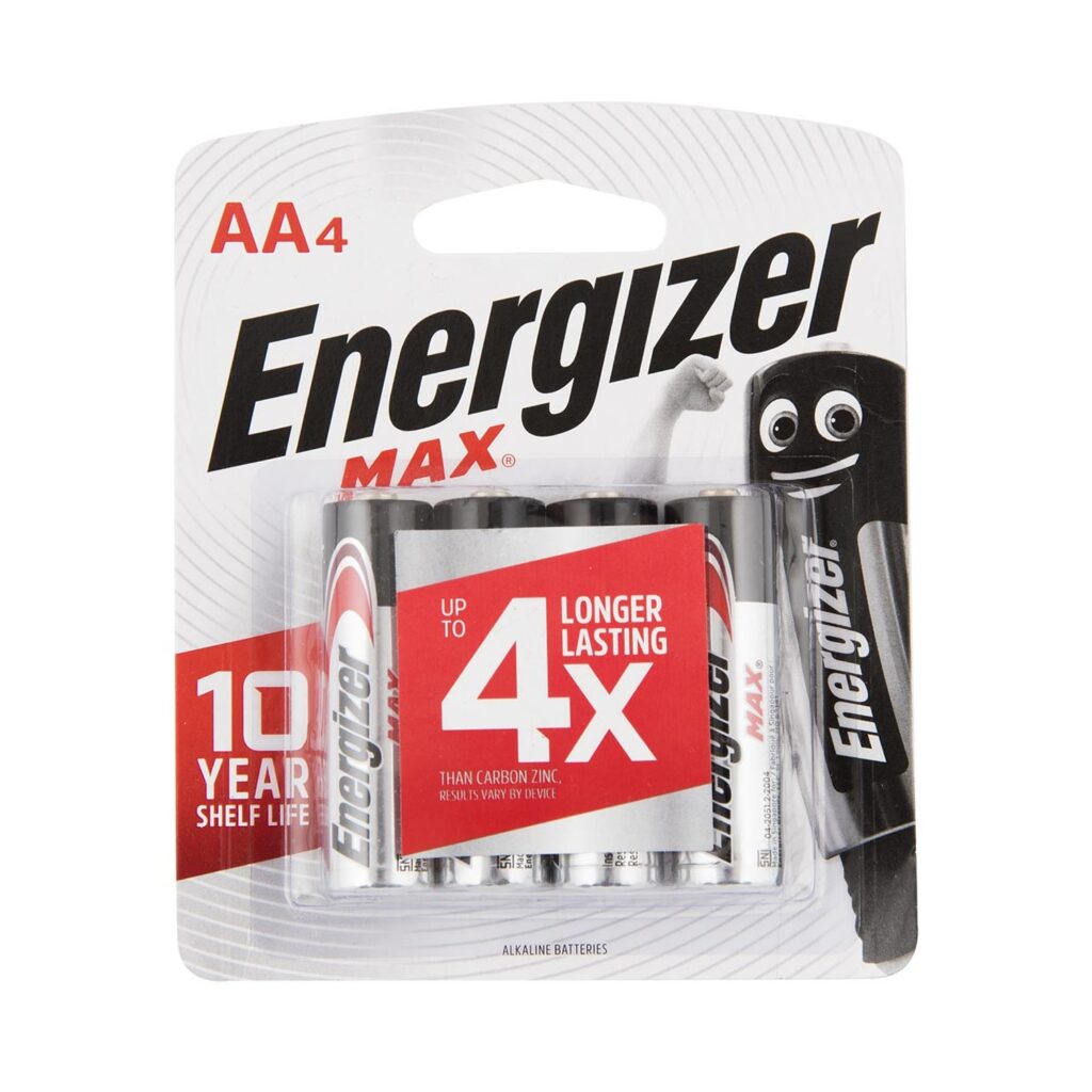 Max Aa Battery-4pack (moq12) Energizer