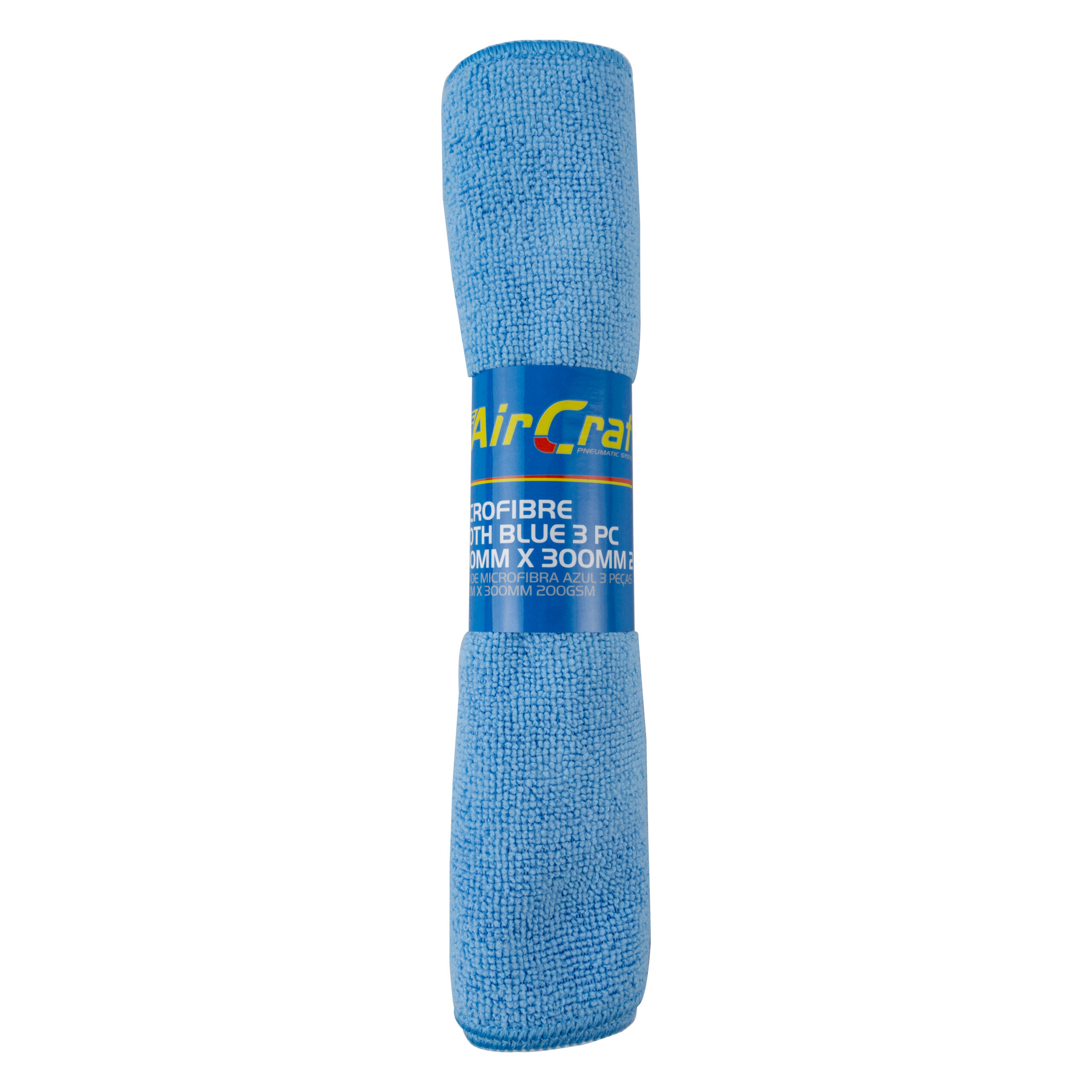 Microfibre Cloth Blue 3pc 300mm X 300mm 200gsm