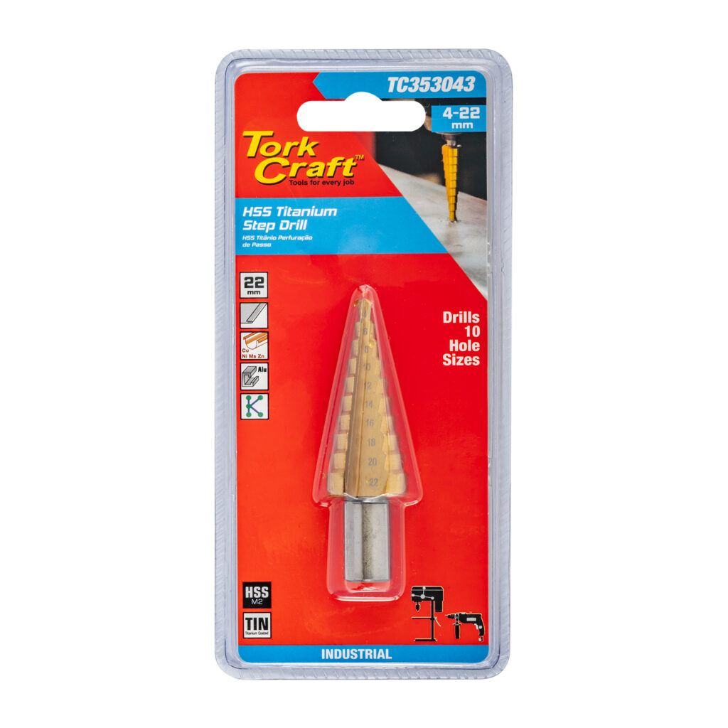 Step Drill Hss 4-22mmx2mm
