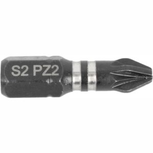 Impact Pozi.2 X 25mm Insert Bit Bulk Pz2