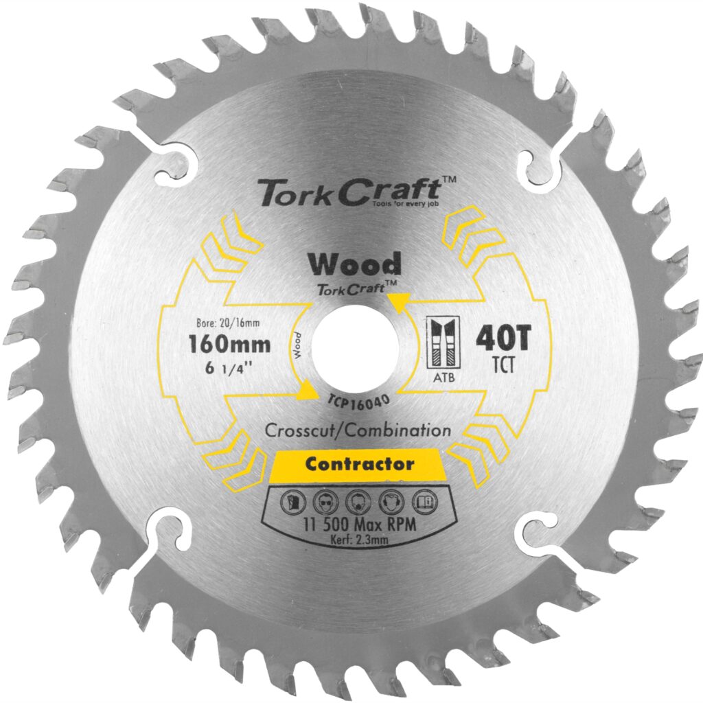 Blade Contractor 160 X 40t 20/16 Circular Saw Tct