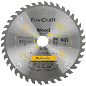 Blade Contractor 230 X 40t 30/1/20/16 Circular Saw Tct